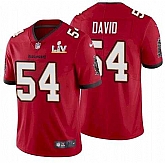 Nike Men & Women & Youth Buccaneers 54 Lavonte David Red 2021 Super Bowl LV Vapor Untouchable Limited Jersey,baseball caps,new era cap wholesale,wholesale hats